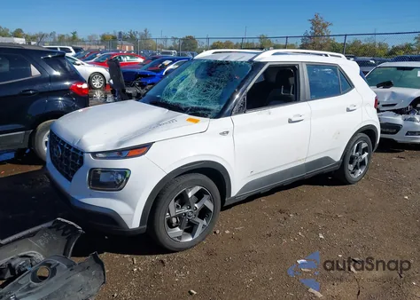 2023 Hyundai Venue Sel z USA, uszkodzony, nr VIN KMHRC8A35PU270930